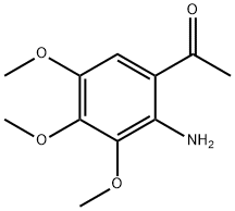 2'-氨基-3',4',5'-三甲氧基苯乙酮 结构式