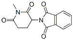 1-Methyl-3-(1,3-dioxoisoindolin-2-yl)-2,6-piperidinedione 结构式