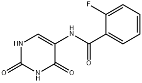 Benzamide, 2-fluoro-N-(1,2,3,4-tetrahydro-2,4-dioxo-5-pyrimidinyl)- (9CI) 结构式