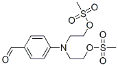 4-(bis(2-methylsulfonyloxyethyl)amino)benzaldehyde 结构式