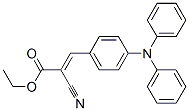 2-Cyano-3-[4-(diphenylamino)phenyl]propenoic acid ethyl ester 结构式