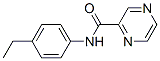 Pyrazinecarboxamide, N-(4-ethylphenyl)- (9CI) 结构式