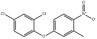 2,4-DICHLOROPHENYL-3-METHYL-4-NITROPHENYL ETHER 结构式