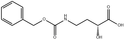 4-BENZYLOXYCARBONYLAMINO-2-HYDROXY-BUTYRIC ACID 结构式