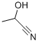 2-羟基丙腈 结构式