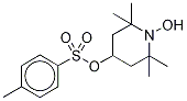 2,2,6,6-Tetramethyl-4-(4'-toluenesulfonate)piperidinooxyl 结构式