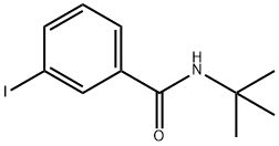 N-叔丁基-3-碘苯甲酰胺 结构式