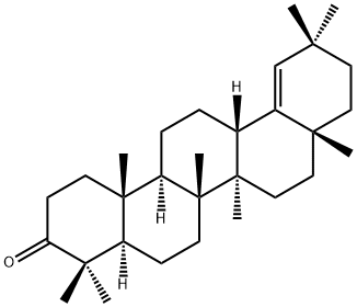 Oleana-18-ene-3-one 结构式