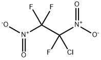 1-Chloro-1,2,2-trifluoro-1,2-dinitroethane 结构式