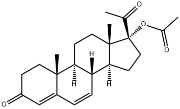6,7-Dehydro-17α-acetoxy Progesterone 结构式