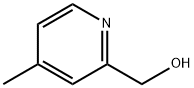 (4-甲基吡啶-2-基)甲醇 结构式