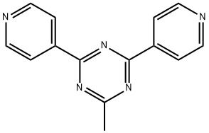 2-甲基-4,6-二(吡啶-4-基)-1,3,5-三嗪 结构式