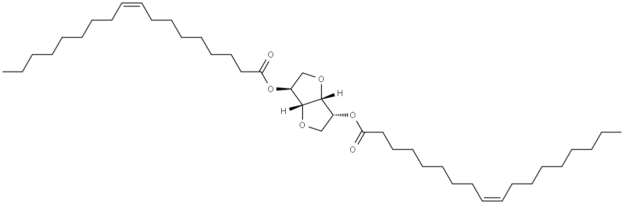 1,4:3,6-dianhydro-D-glucitol dioleate 结构式