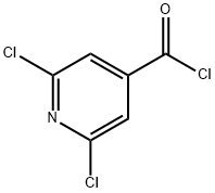 2,6-二氯吡啶-4-羰酰氯 结构式