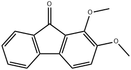 1,2-Dimethoxy-9H-fluoren-9-one 结构式