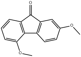 2,5-Dimethoxy-9H-fluoren-9-one 结构式