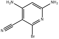 4,6-氨基-2-溴-烟酰腈 结构式