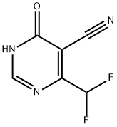 5-CYANO-6-DIFLUOROMETHYL-4-HYDROXYPYRIMIDINE 结构式