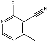 4-氯-6-甲基嘧啶-5-甲腈 结构式