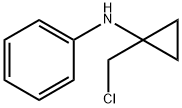 N-Phenyl-N-[1-(chloromethyl)cyclopropyl]amine 结构式