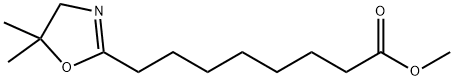 4,5-Dihydro-5,5-dimethyl-2-oxazoleoctanoic acid methyl ester 结构式