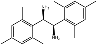 (R,R)-1,2-双(2,4,6-三甲基苯基)-1,2-乙二胺二盐酸盐 结构式