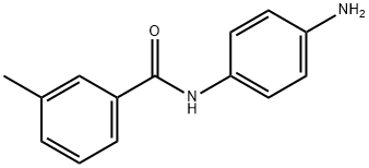 N-(4-氨基苯基)-3-甲基苯甲酰胺 结构式