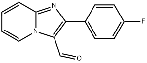 2-(4-氟苯基)-咪唑并[1,2-A]吡啶-3-甲醛 结构式