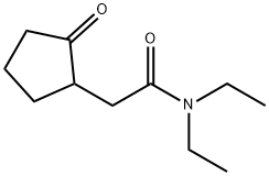 Cyclopentaneacetamide, N,N-diethyl-2-oxo- (9CI) 结构式