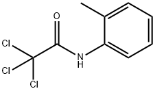 2,2,2-Trichloro-N-(2-methylphenyl)acetamide 结构式