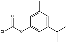 5-isopropyl-3-methylphenyl chloroformate  结构式