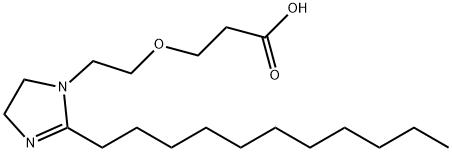 3-[2-(4,5-dihydro-2-undecyl-1H-imidazol-1-yl)ethoxy]propionic acid 结构式