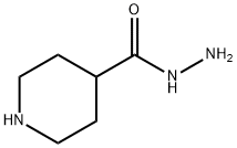 4-哌啶甲酰肼 结构式