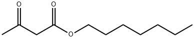 乙酰乙酸正庚酯 结构式