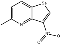 5-Methyl-3-nitroselenopheno[3,2-b]pyridine 结构式