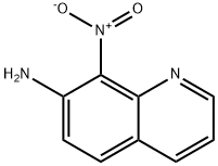 7-氨基-8-硝基喹啉 结构式