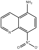 8-硝基喹啉-5-胺 结构式