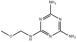 N-(methoxymethyl)-1,3,5-triazine-2,4,6-triamine 结构式