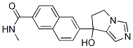 6-(7-hydroxy-6,7-dihydro-5H-pyrrolo[1,2-c]iMidazol-7-yl)-N-Methyl-2-naphthaMide 结构式