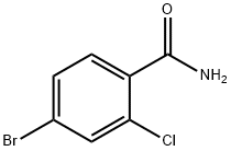 4-BROMO-2-CHLOROBENZAMIDE 结构式