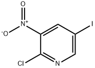2-氯-5-碘-3-硝基吡啶 结构式