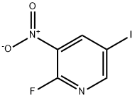 2-氟-5-碘-3-硝基吡啶 结构式