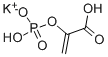 磷酸烯醇丙酮酸单钾盐 结构式