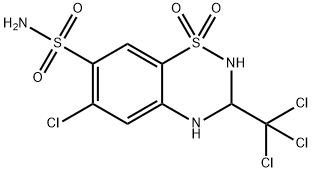 四氯噻嗪 结构式