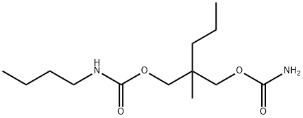 泰巴氨酯 结构式