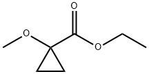 Cyclopropanecarboxylic acid, 1-methoxy-, ethyl ester (9CI) 结构式