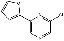 2-CHLORO-6-(2-FURYL)PYRAZINE 结构式