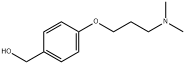 (4-[3-(二甲基氨基)丙氧基]苯基)甲醇 结构式