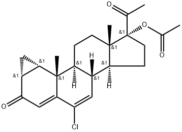 醋酸环丙孕酮 结构式