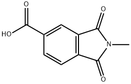 2-甲基-1,3-二氧代异吲哚啉-5-羧酸 结构式